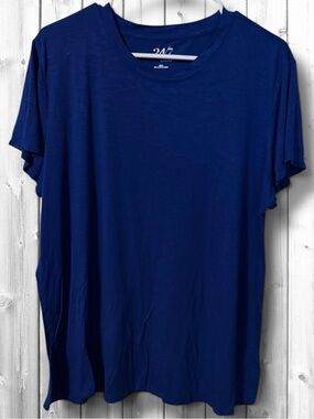 🌼24/7 Maurices Short Sleeve Crew Tee-Deep Blue